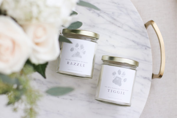 The Pet Loss Personalized Candle